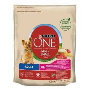 Nourriture Purina One Mini Adulte Veau 800 g